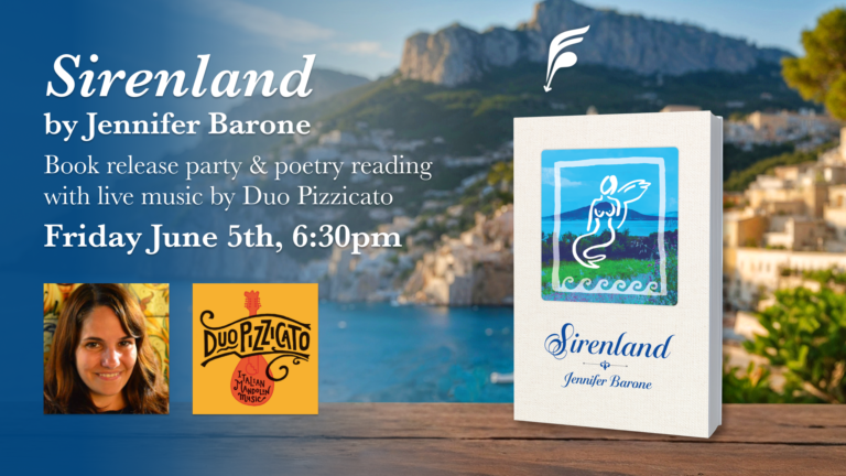 Sirenland Poetry Book Release Party w/ Jennifer Barone & Duo Pizzicato