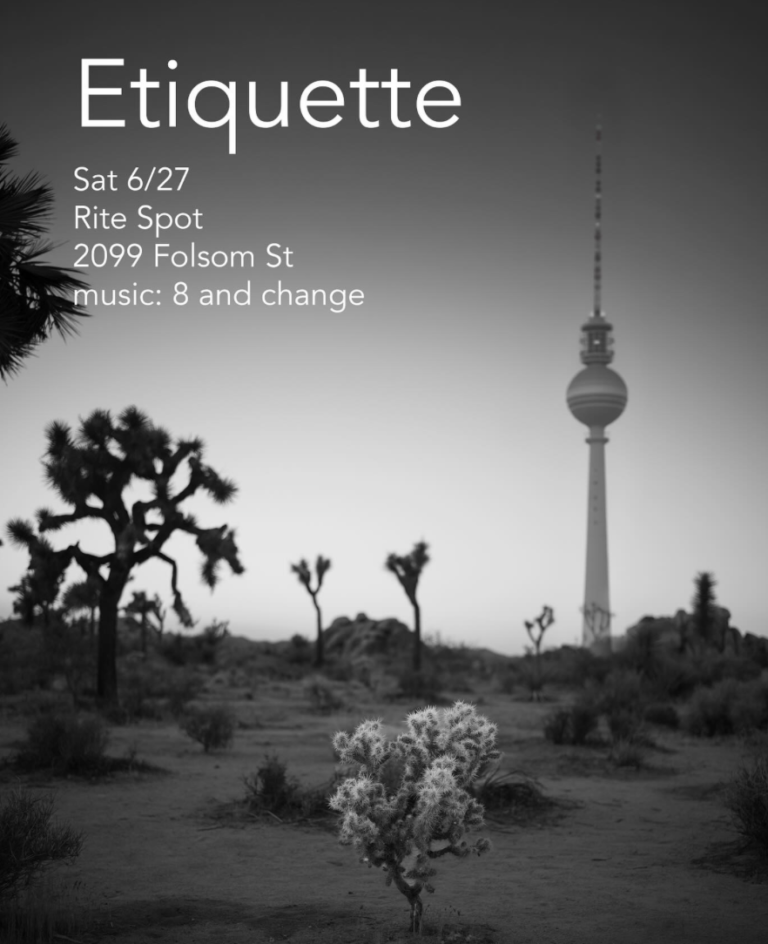 The Etiquette at Rite Spot 26.06