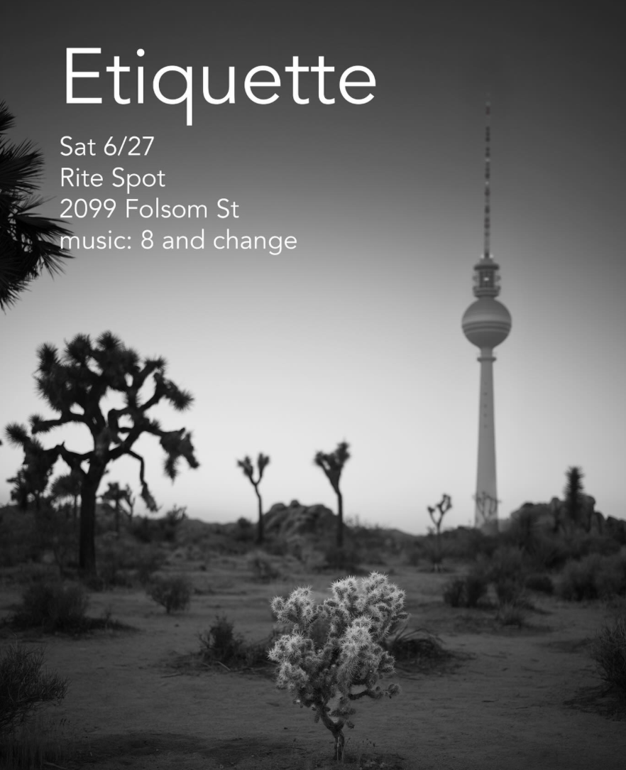 The Etiquette at Rite Spot 26.06