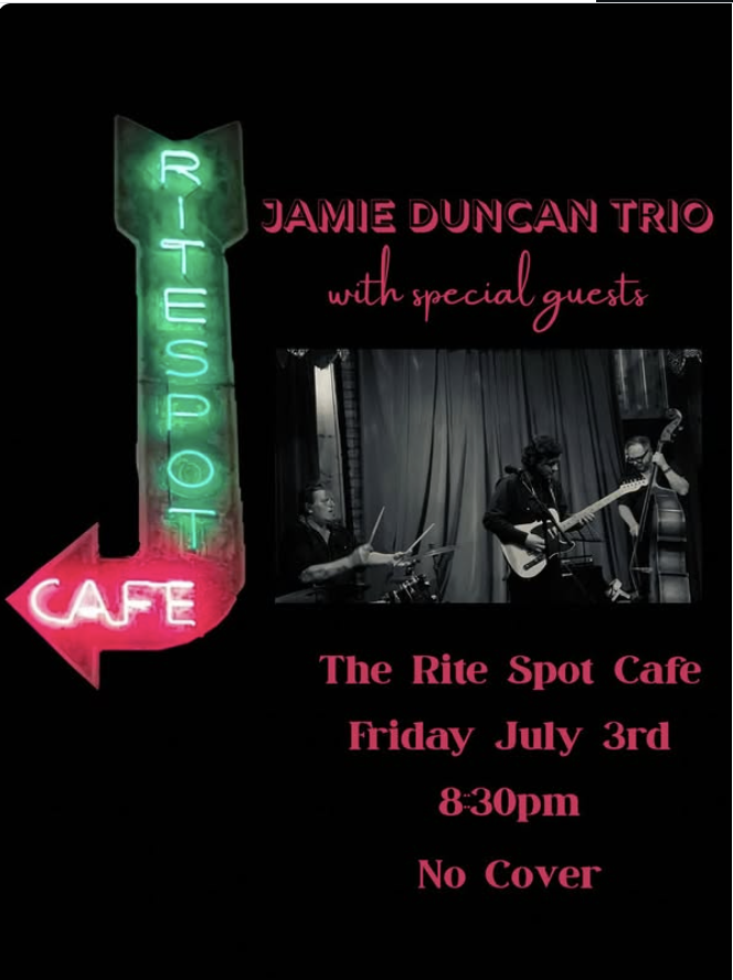 Jamie Duncan Trio Rite Spot