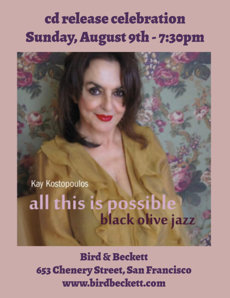 Kay Kostopoulos CD Release Party